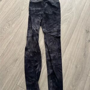 Lululemon Black Tie-Dye Leggings